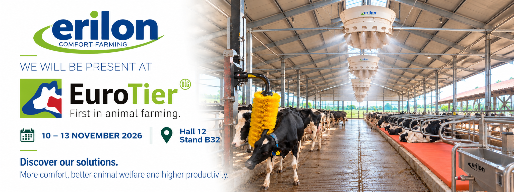 Erilon at EuroTier 2026 - Hall 12, Stand B32